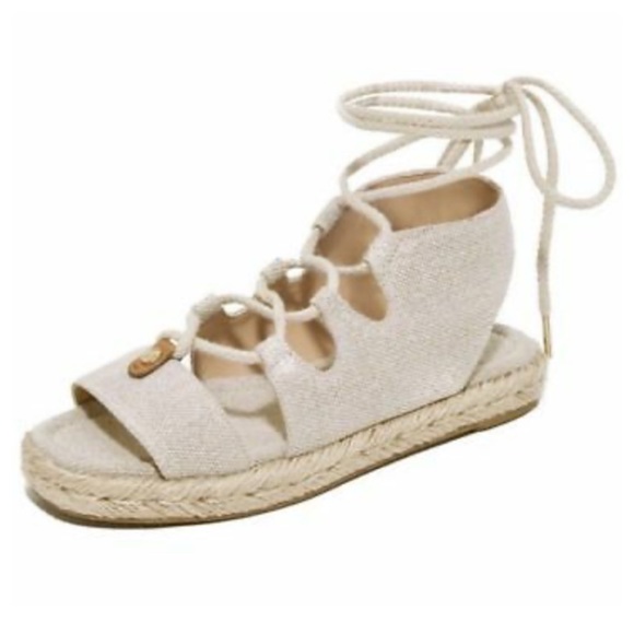 Michael Kors McKenna Lace-Up Espadrille Sandals - Picture 1 of 8